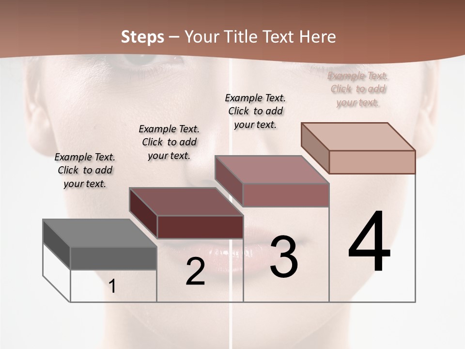 Female Retouch Pretty PowerPoint Template