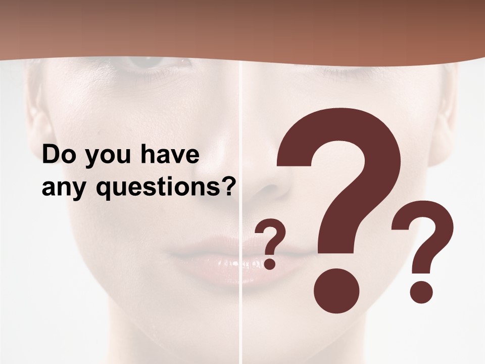 Female Retouch Pretty PowerPoint Template