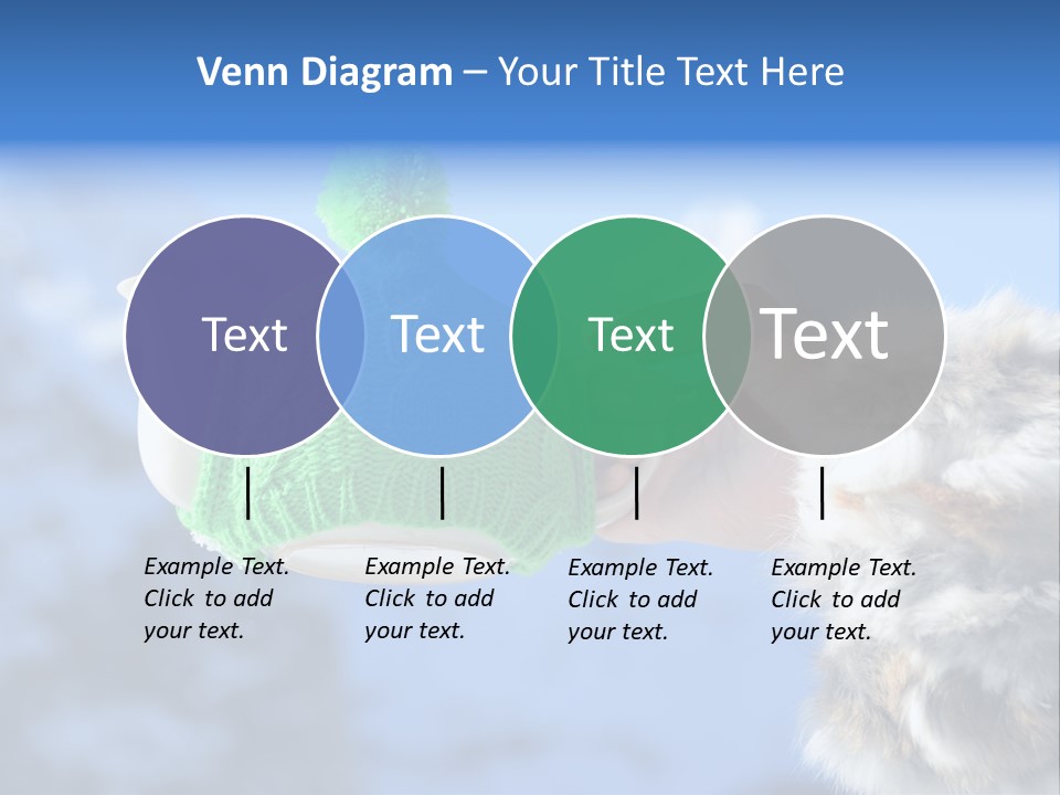 A Person Holding A Teapot With A Green Knitted Hat On It PowerPoint Template