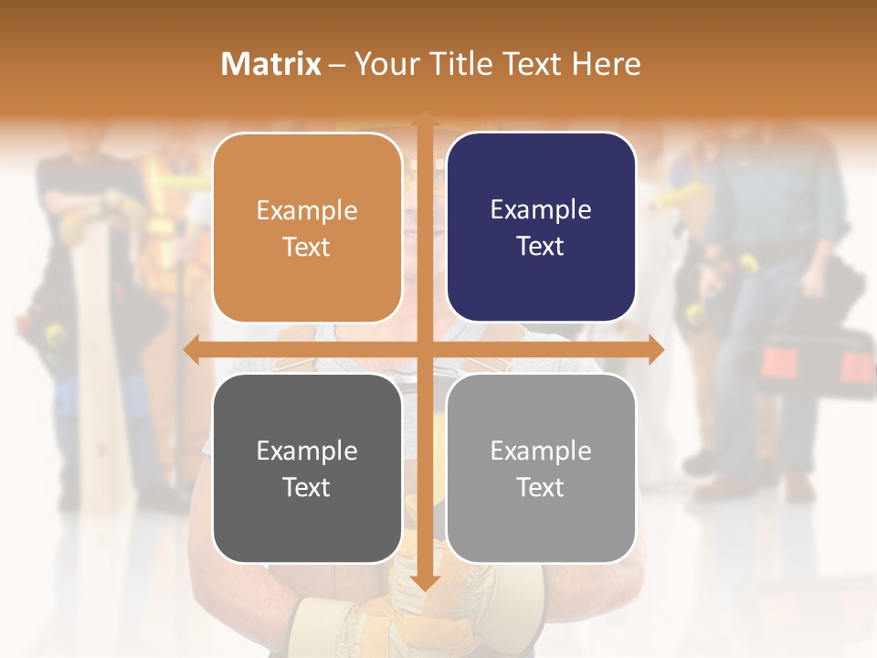 Working Carpenter Occupation PowerPoint Template