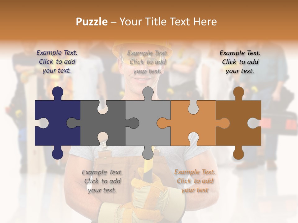 Working Carpenter Occupation PowerPoint Template