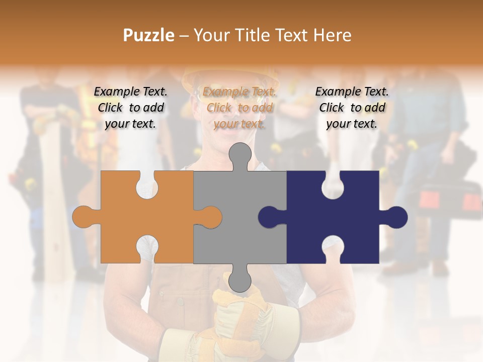 Working Carpenter Occupation PowerPoint Template