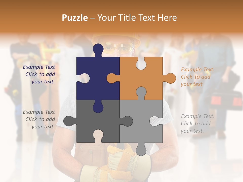 Working Carpenter Occupation PowerPoint Template