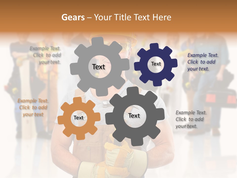 Working Carpenter Occupation PowerPoint Template