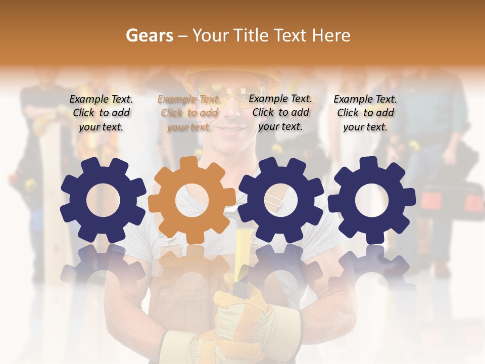 Working Carpenter Occupation PowerPoint Template