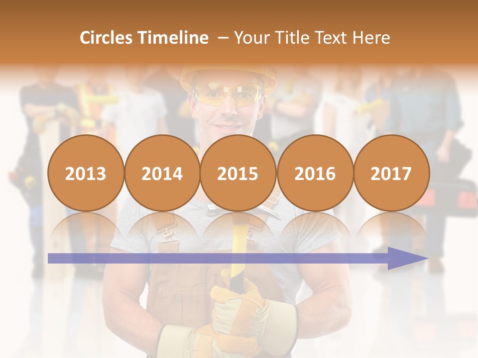 Working Carpenter Occupation PowerPoint Template