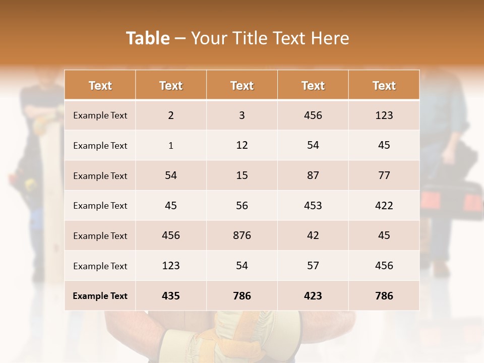 Working Carpenter Occupation PowerPoint Template