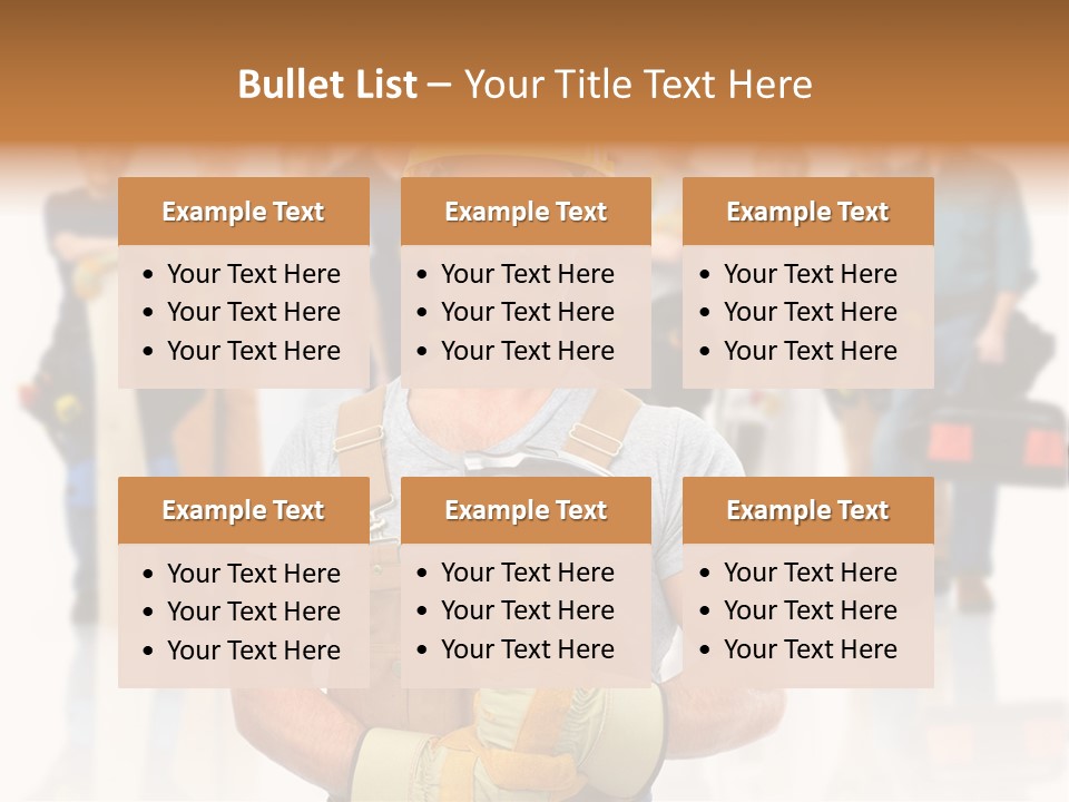 Working Carpenter Occupation PowerPoint Template
