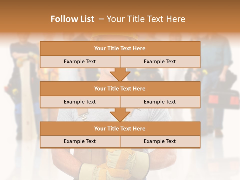 Working Carpenter Occupation PowerPoint Template