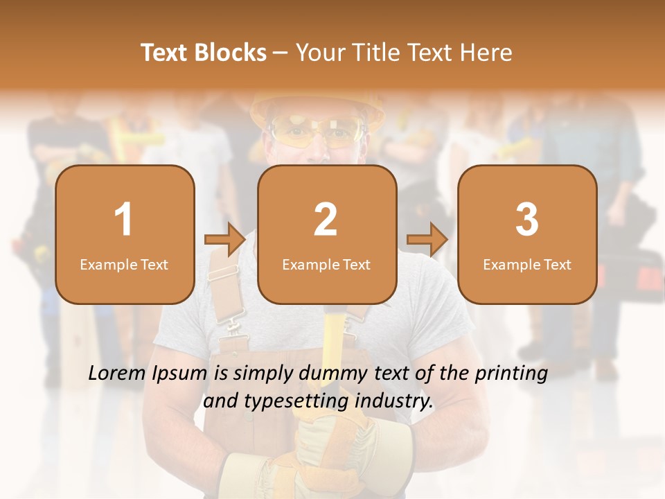 Working Carpenter Occupation PowerPoint Template