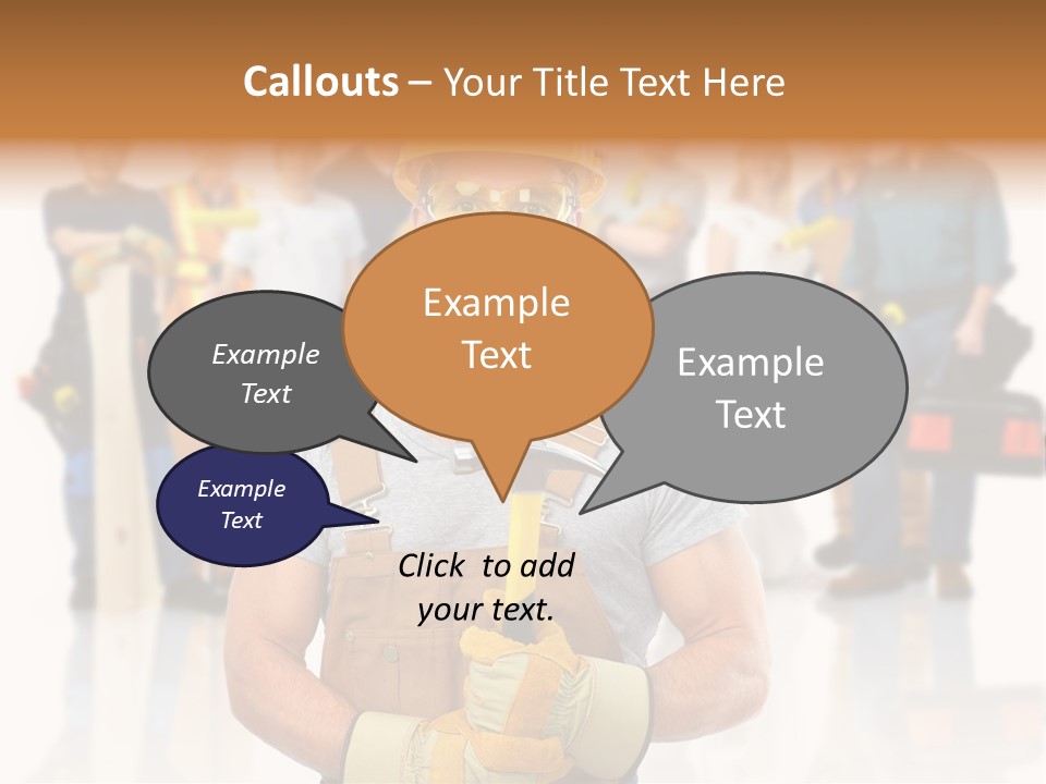 Working Carpenter Occupation PowerPoint Template