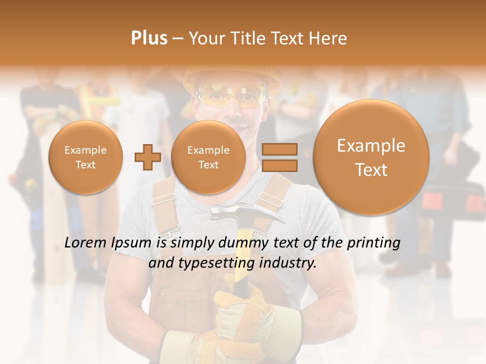Working Carpenter Occupation PowerPoint Template
