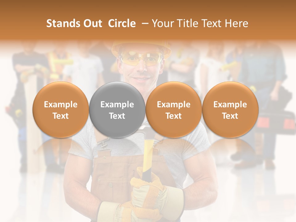 Working Carpenter Occupation PowerPoint Template