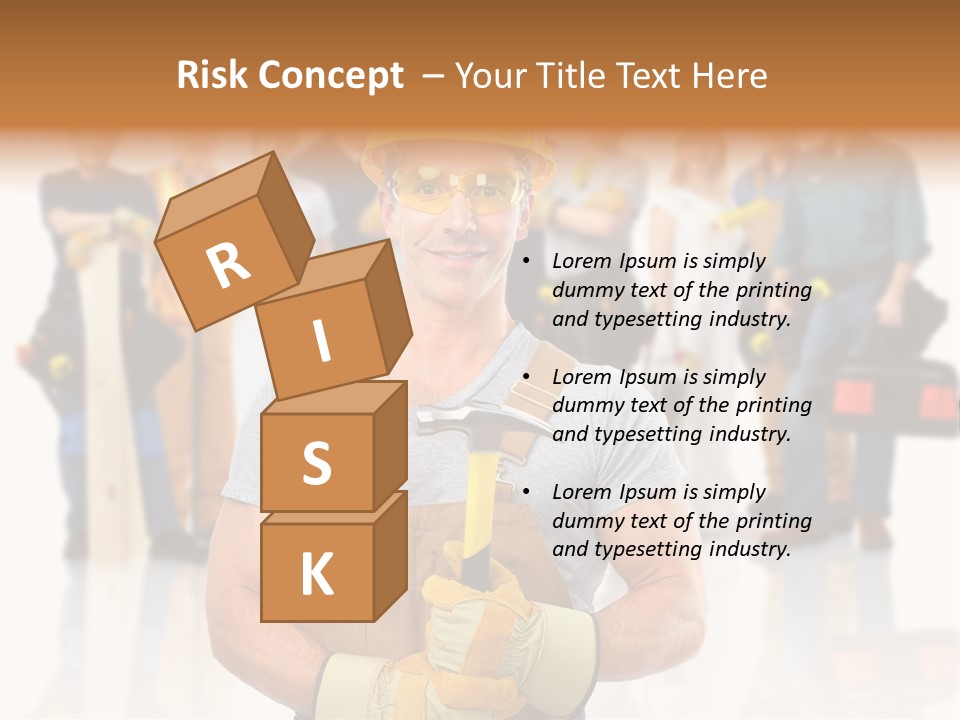 Working Carpenter Occupation PowerPoint Template