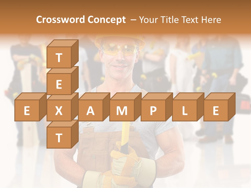 Working Carpenter Occupation PowerPoint Template