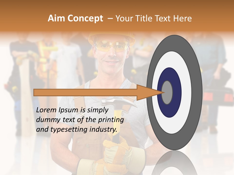 Working Carpenter Occupation PowerPoint Template