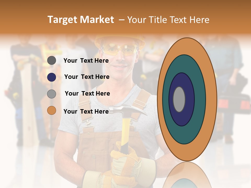 Working Carpenter Occupation PowerPoint Template