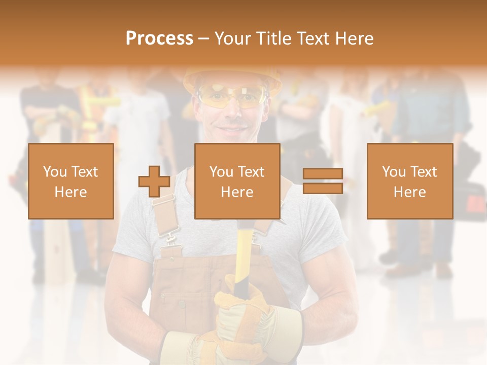 Working Carpenter Occupation PowerPoint Template