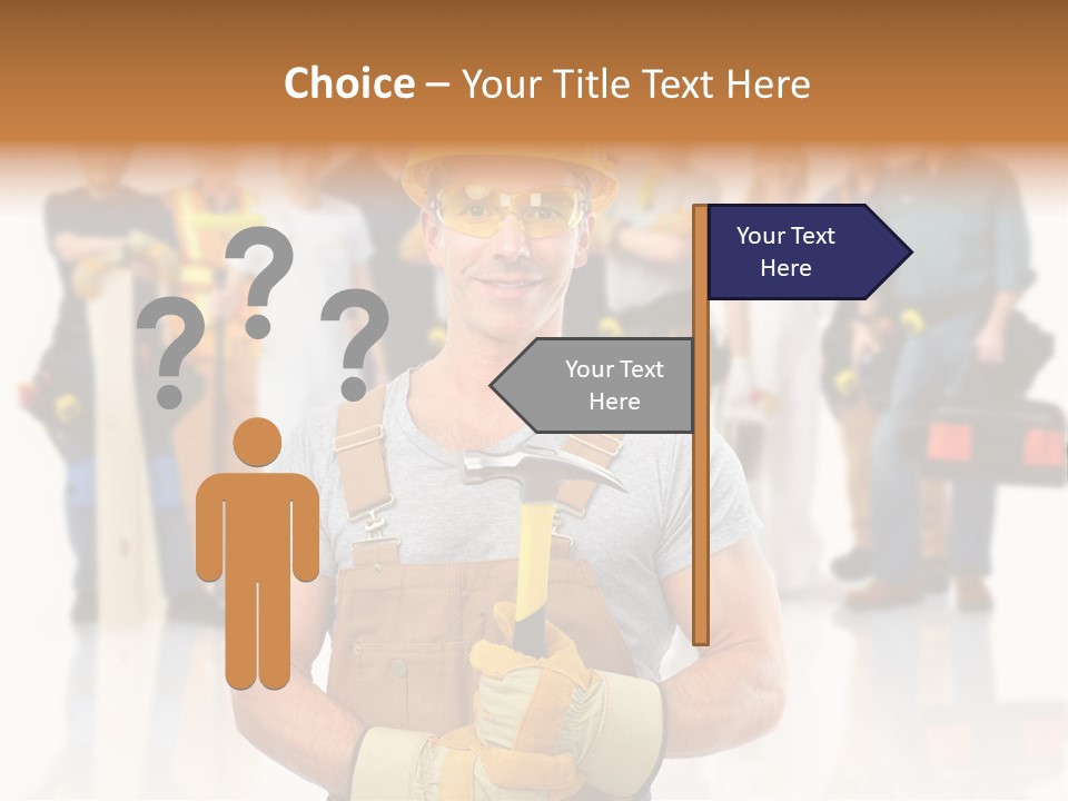 Working Carpenter Occupation PowerPoint Template