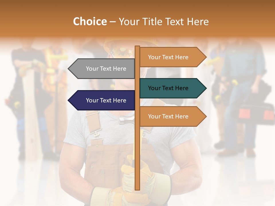 Working Carpenter Occupation PowerPoint Template