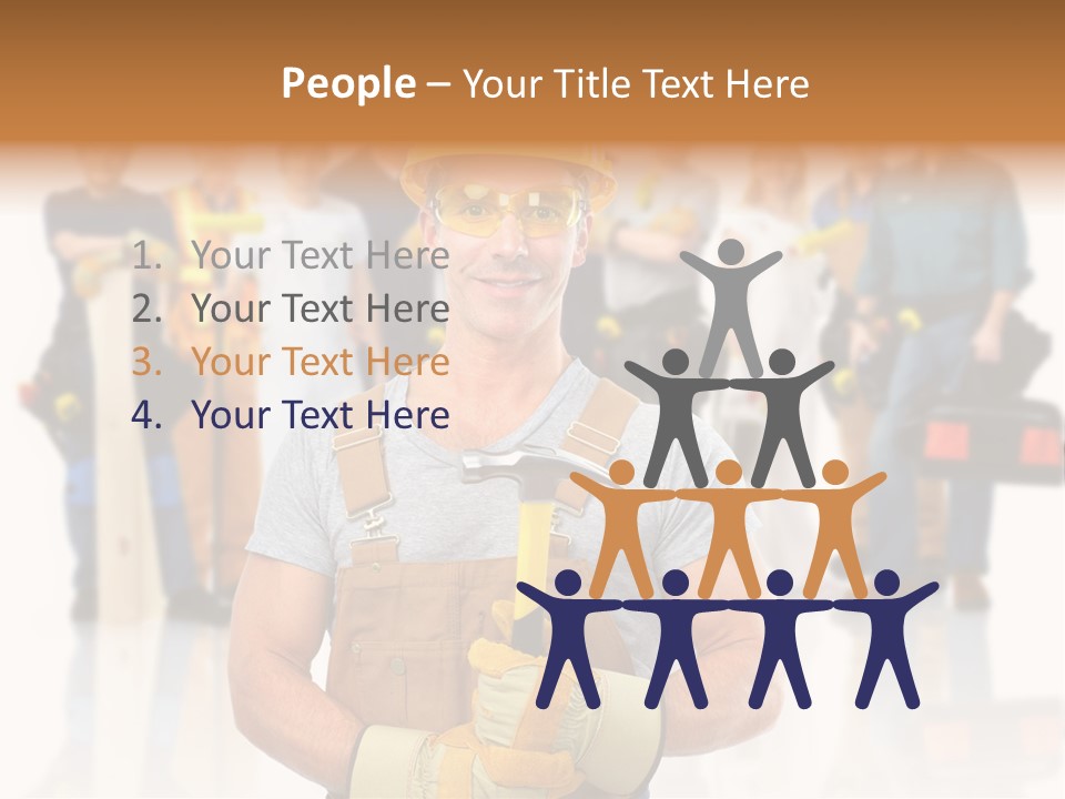 Working Carpenter Occupation PowerPoint Template