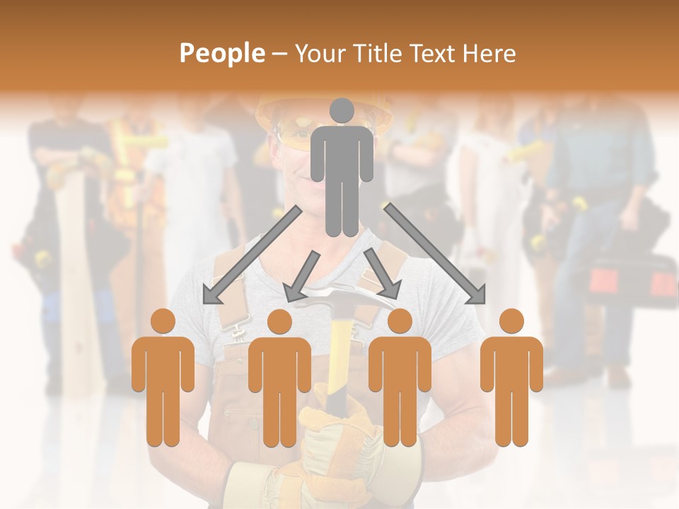 Working Carpenter Occupation PowerPoint Template