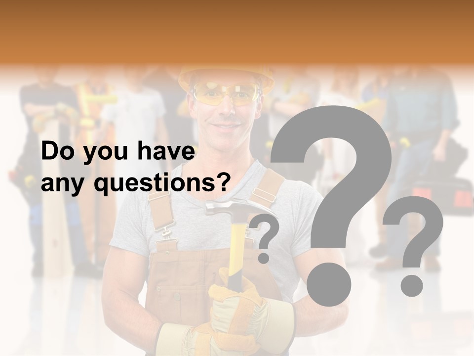 Working Carpenter Occupation PowerPoint Template