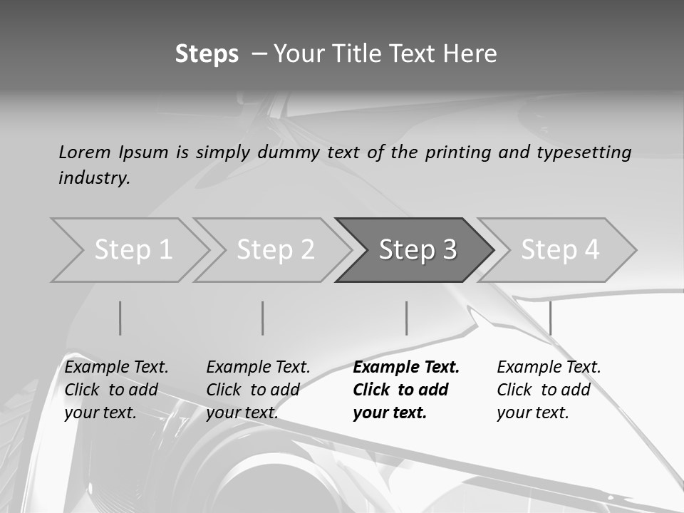 Transport Race Sport PowerPoint Template
