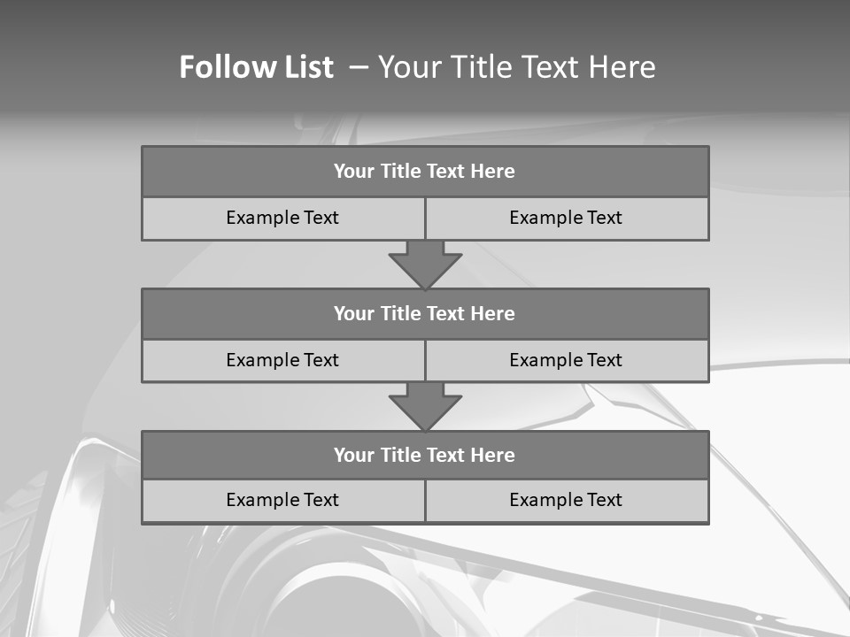 Transport Race Sport PowerPoint Template