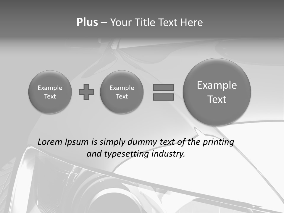 Transport Race Sport PowerPoint Template