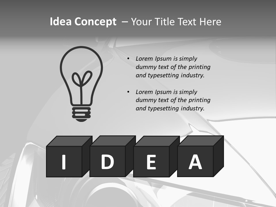 Transport Race Sport PowerPoint Template