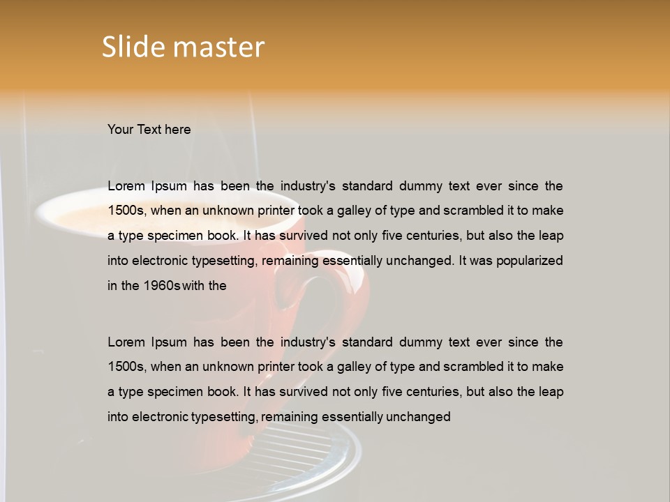 Mocha Luxury Roasted PowerPoint Template