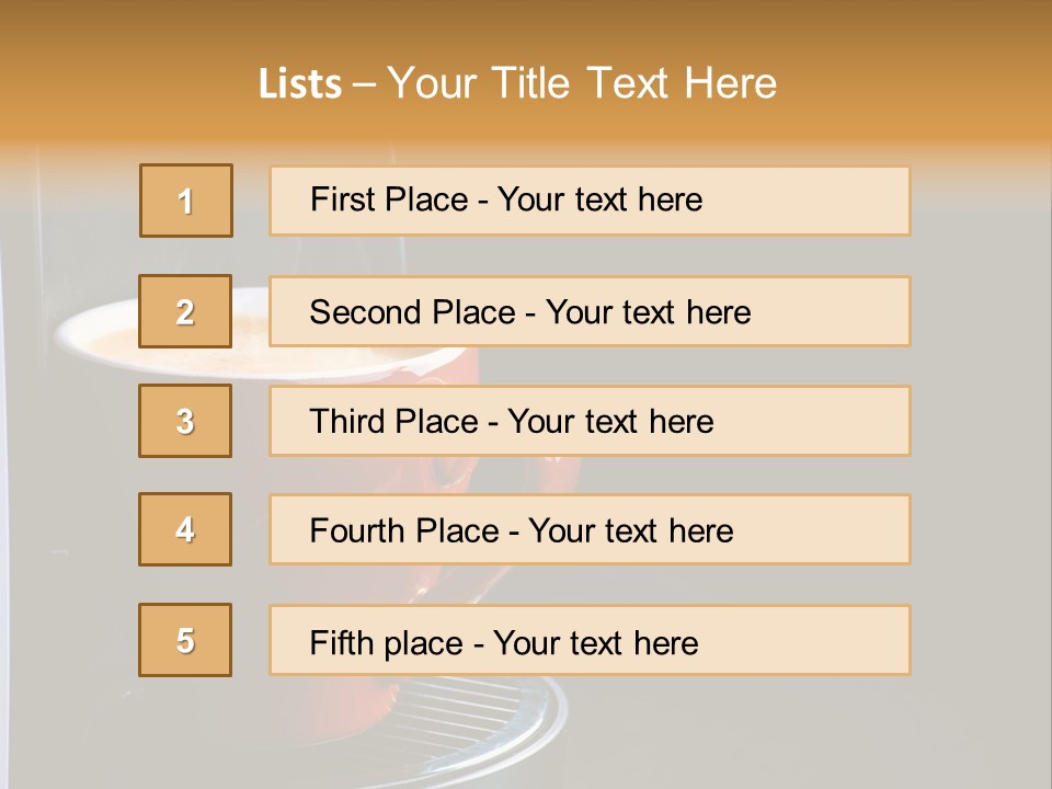 Mocha Luxury Roasted PowerPoint Template