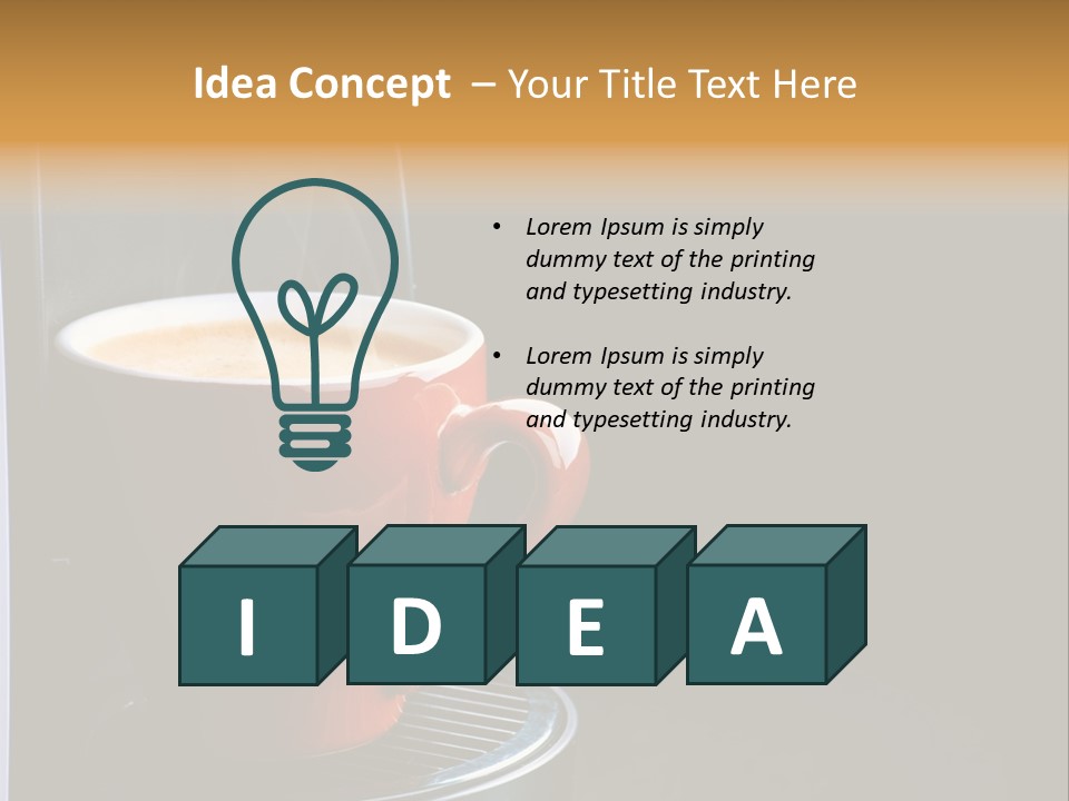 Mocha Luxury Roasted PowerPoint Template