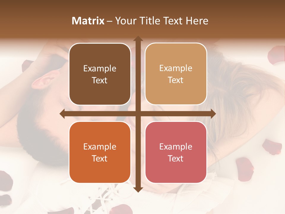 Young Bed Body PowerPoint Template