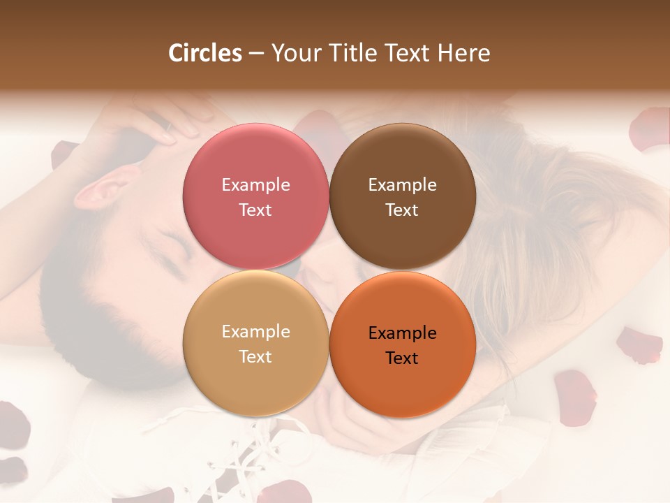 Young Bed Body PowerPoint Template