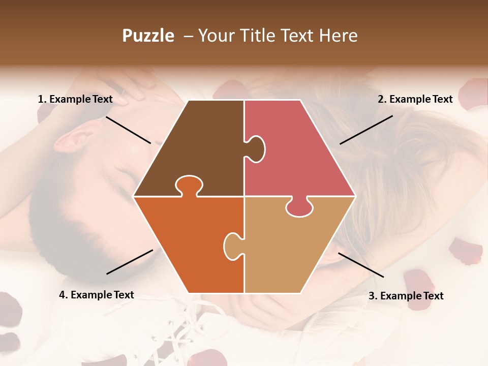 Young Bed Body PowerPoint Template