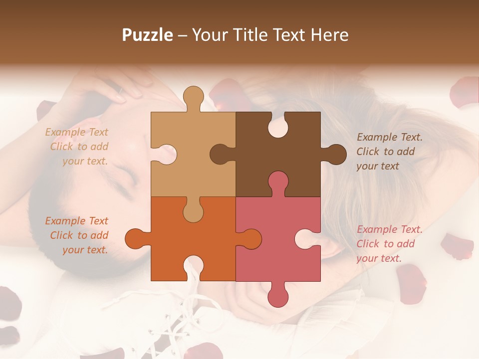 Young Bed Body PowerPoint Template