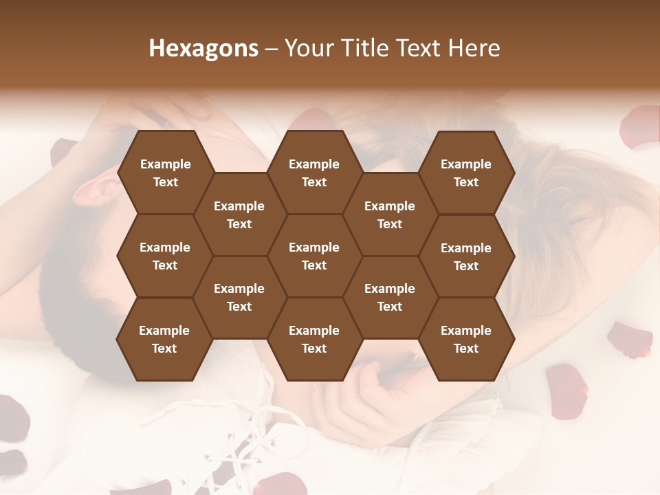 Young Bed Body PowerPoint Template