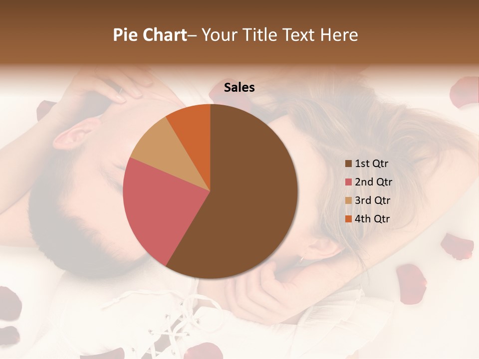 Young Bed Body PowerPoint Template