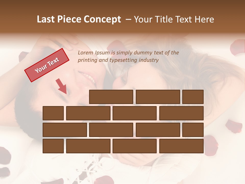 Young Bed Body PowerPoint Template