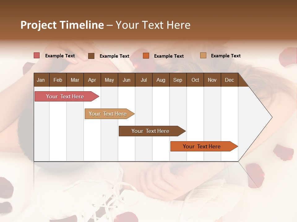 Young Bed Body PowerPoint Template