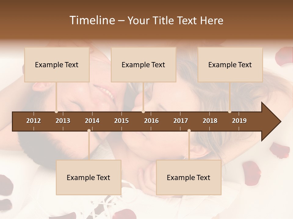 Young Bed Body PowerPoint Template