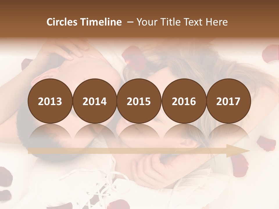 Young Bed Body PowerPoint Template