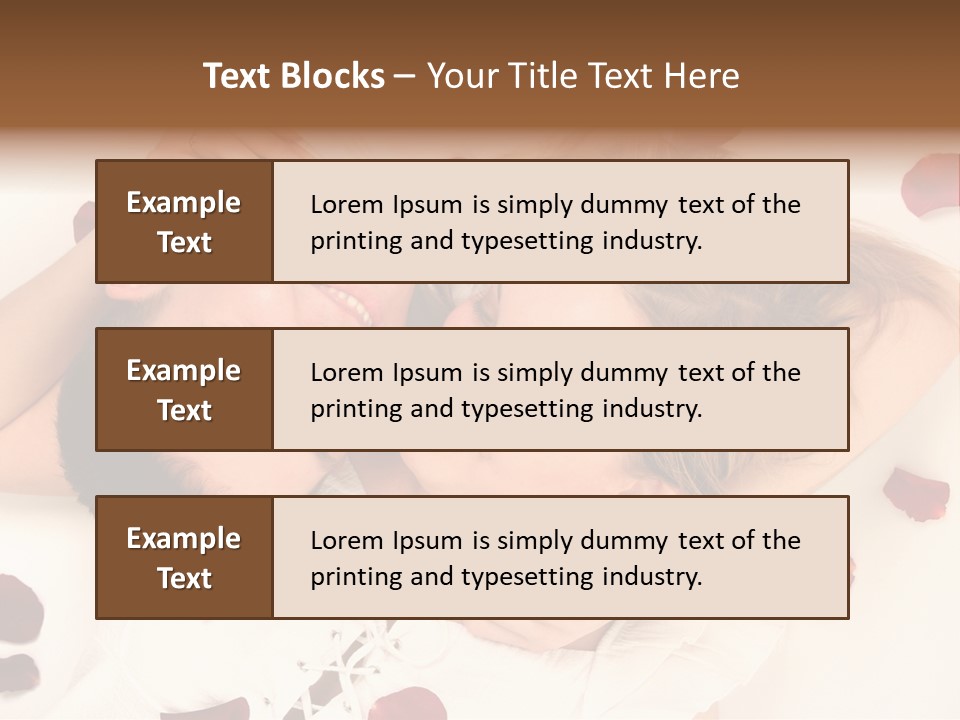 Young Bed Body PowerPoint Template