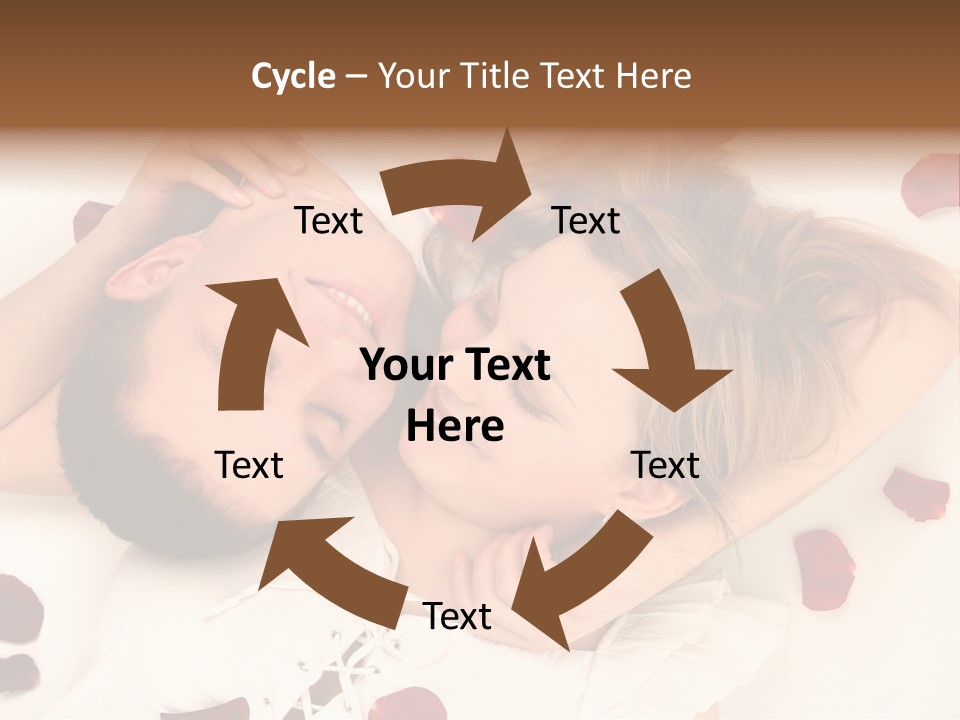 Young Bed Body PowerPoint Template