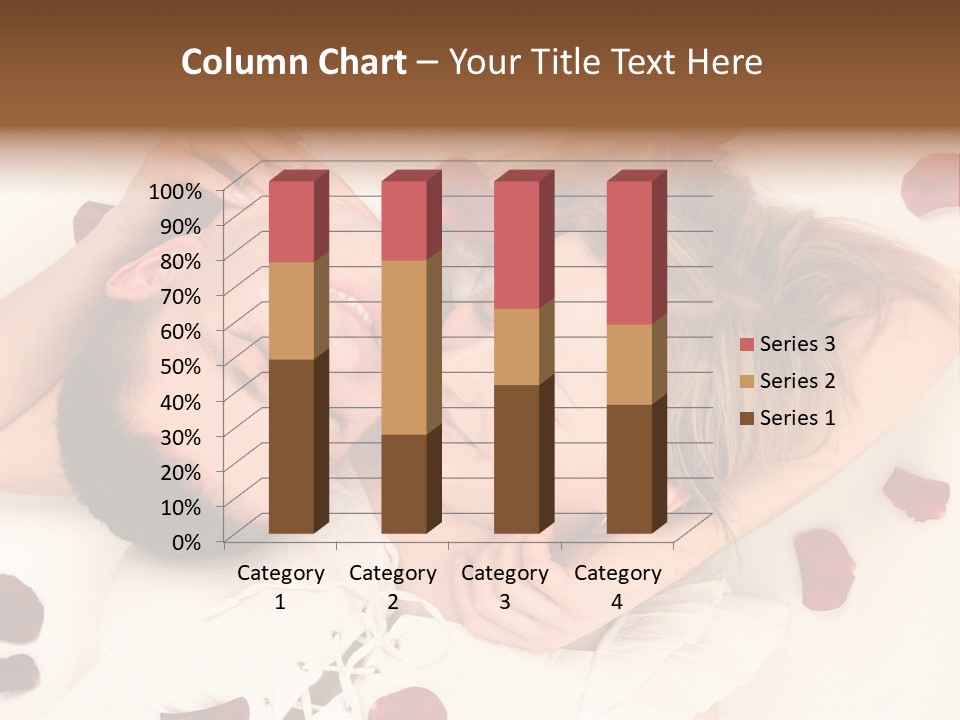 Young Bed Body PowerPoint Template