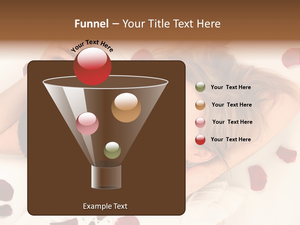 Young Bed Body PowerPoint Template