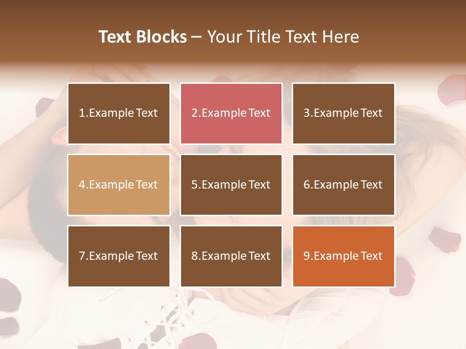 Young Bed Body PowerPoint Template