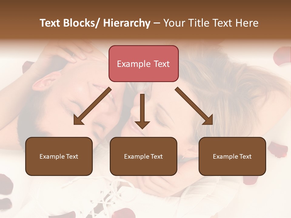 Young Bed Body PowerPoint Template